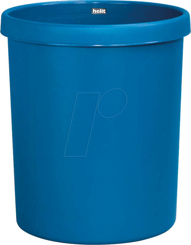 HELIT H61062-34 - Papierkorb 45 Liter, blau