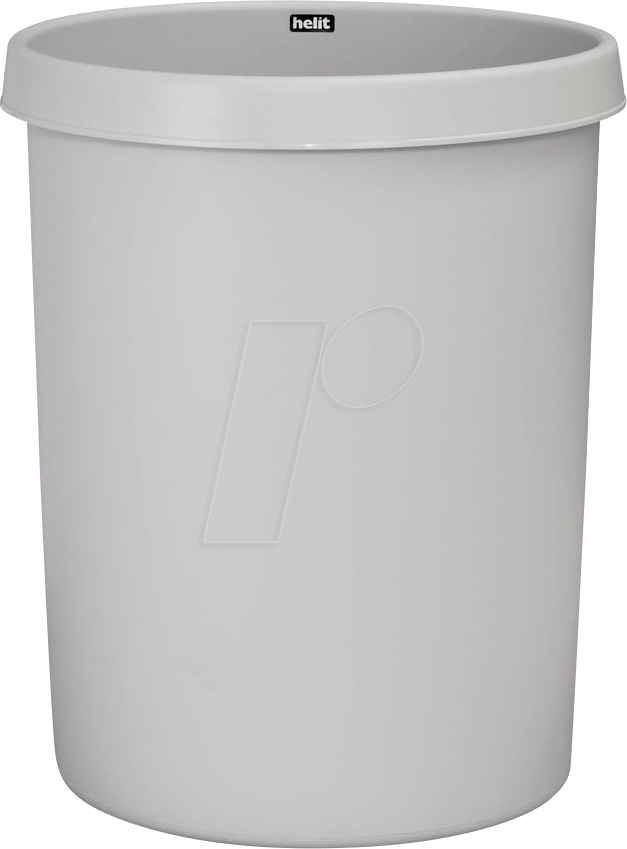 HELIT H61062-82 - Papierkorb 45 Liter, lichtgrau
