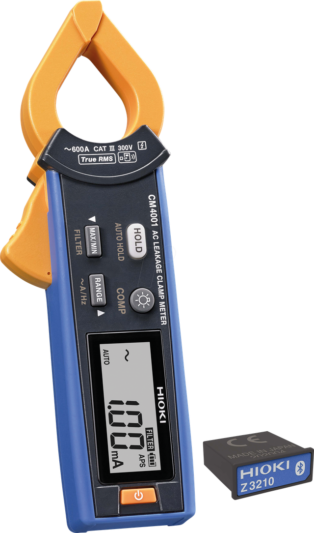 HIOKI CM4001-90 - Stromzange, digital, AC, bis 600 A, mit Z3210