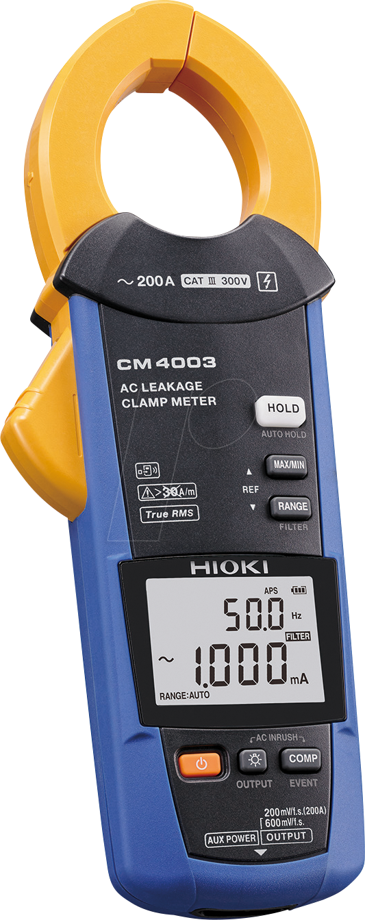 HIOKI CM4003 - Stromzange, digital, AC, bis 200 A