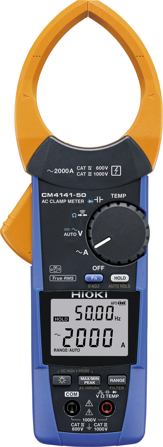 HIOKI CM4141-50 - AC-Zangenmultimeter, digital, AC/DC, bis 2000 A