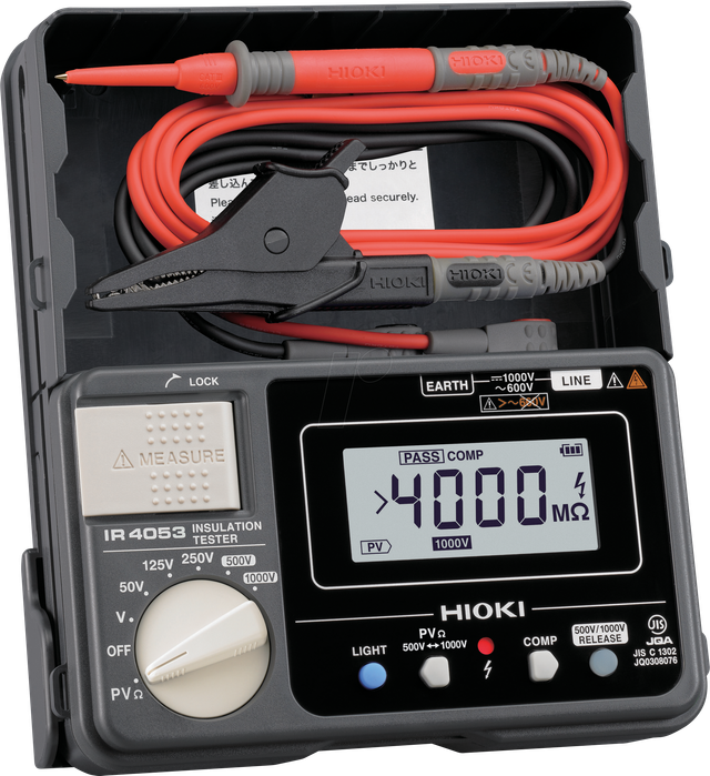 HIOKI IR4053-10 - Isolationstester IR4053-10, mit PV-Funktion, bis 1 kV
