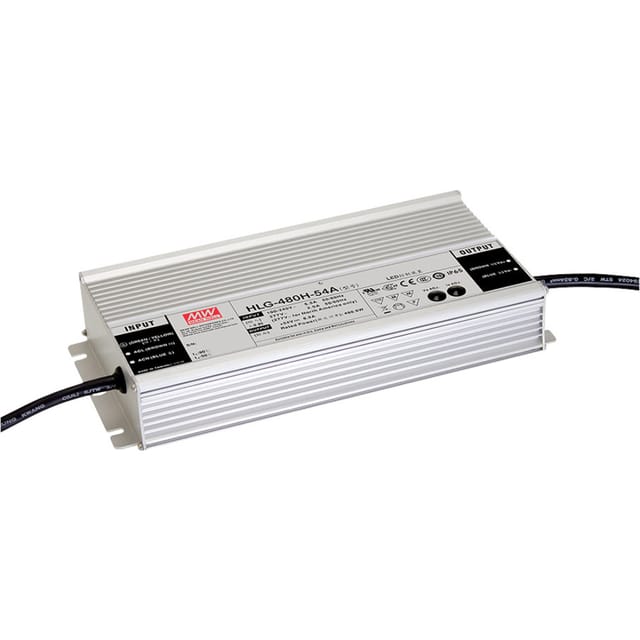 HLG-480H-24A - LED-Trafo, 480 W, 24 V DC, 20 A, IP65