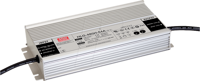 HLG-480H-48A - LED-Trafo, 480 W, 48 V DC, 10 A, IP65