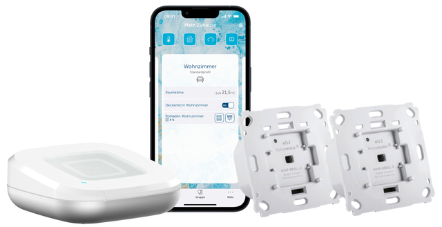 HMIP HAP2-BROLL2 - Starter Bundle Rollladenaktor für 2 Rollladen