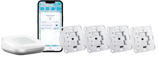 HMIP HAP2-BROLL4 - Starter Bundle Rollladenaktor für 4 Rollladen