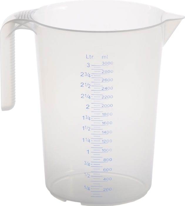 HND 938500 - Hünersdorff Messbecher transparent 3,0 l