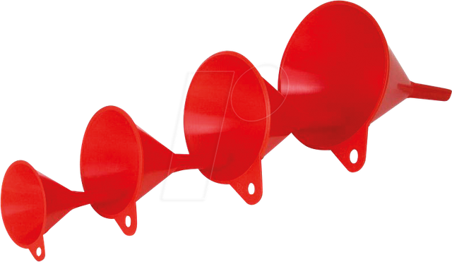 HND 951500 - Hünersdorff Trichter Set HD-PE 6,0+8,0+10+12cm