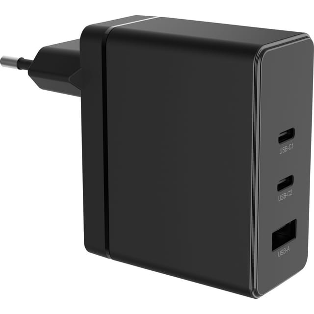 HNP 100EU-2C1A - USB-Ladegerät, 100 W, 1x USB-A, 2 x USB-C, GaN