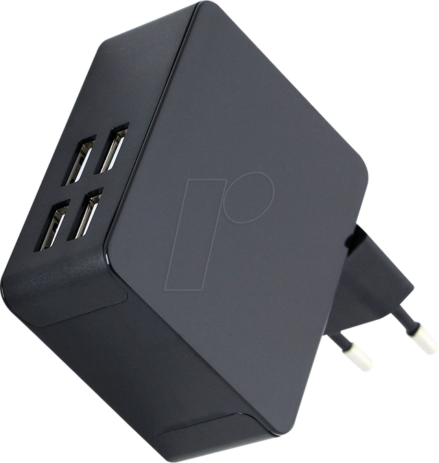HNP 36-4USB - USB-Ladegerät, 5 V, 7,2 A, 4x USB-A