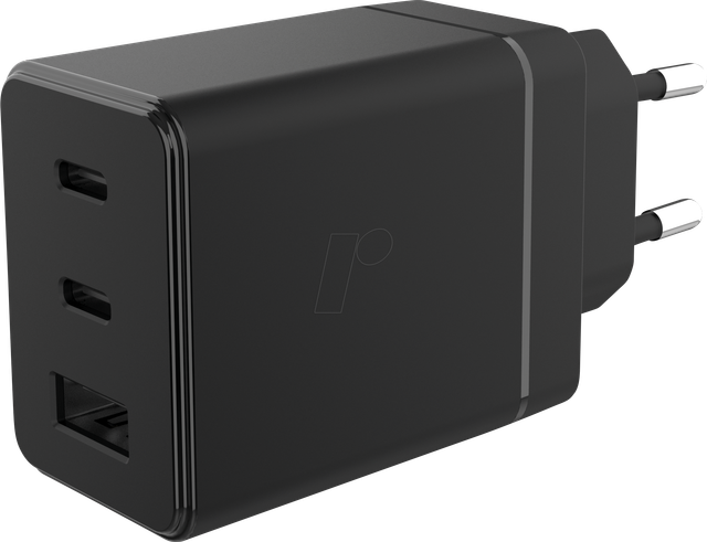 HNP 67EU-2C1A - USB-Ladegerät, 67 W, 1x USB-A, 2 x USB-C, GaN