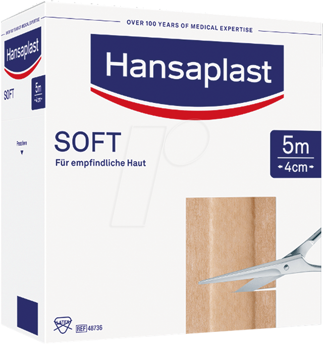 HNP SO 5MX4CM - Hansaplast Soft 5 m x 4 cm