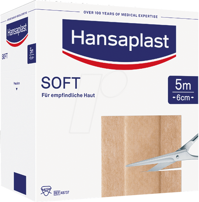 HNP SO 5MX6CM - Hansaplast Soft 5 m x 6 cm