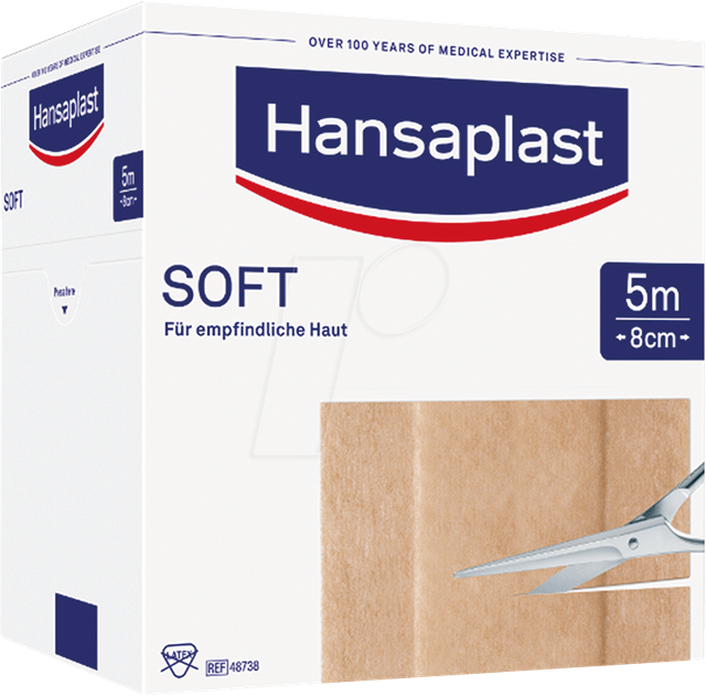 HNP SO 5MX8CM - Hansaplast Soft 5 m x 8 cm