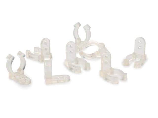 HQ RL99003 - Befestigungsclips für Lichtschläuche, transparent, 20 Stück
