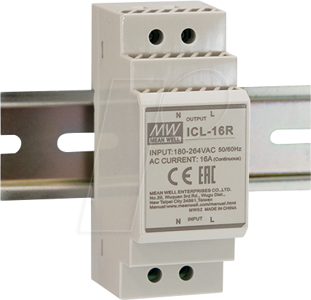 ICL-16R - Einschaltstrombegrenzer, Hutschiene, 16 A