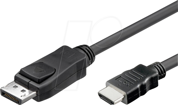 ICOC-DSP-H12-030 - Displayport 1.2 Kabel, DP-HDMI, 4K 30Hz, 3,0 m