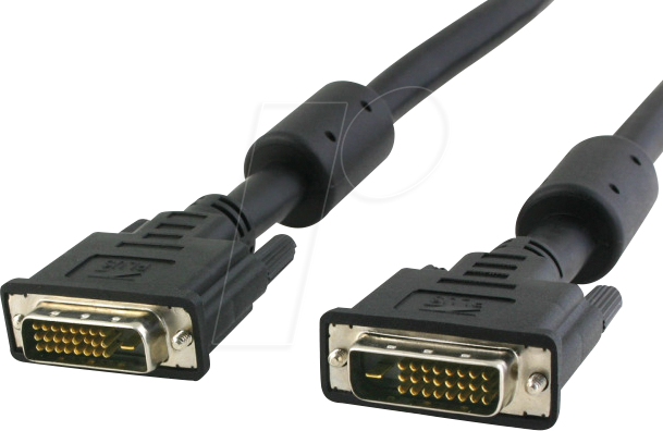 ICOC-DVI-8115F - DVI Monitor Kabel DVI 24+1 Stecker, Dual Link,