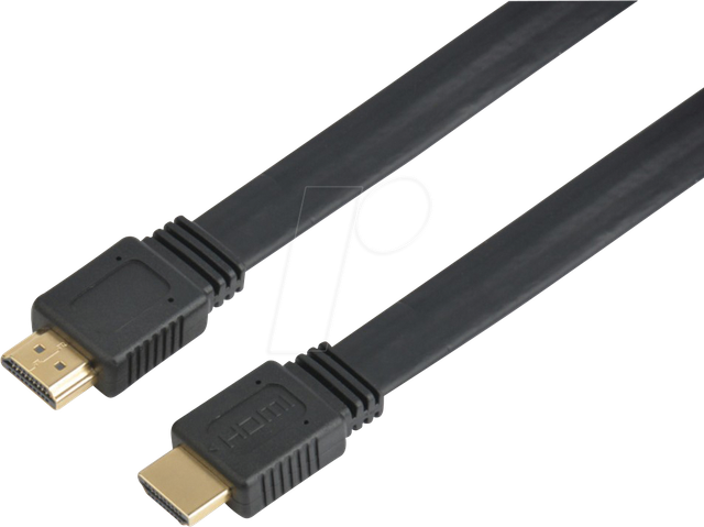 ICOC-HDMI2FE05TY - High Speed HDMI Flachkabel mit Ethernet, 0,5 m