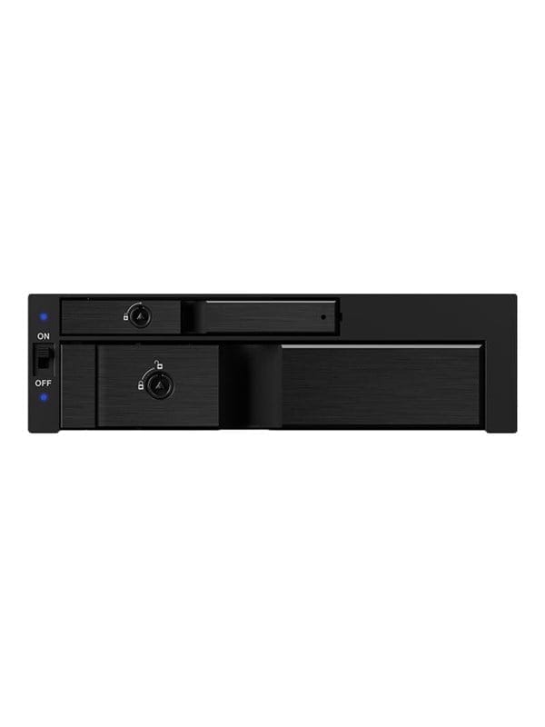ICY IB-173SSK - Wechselrahmen 1x 5,25 für 2x 2.5/3,5'' SATA/SAS