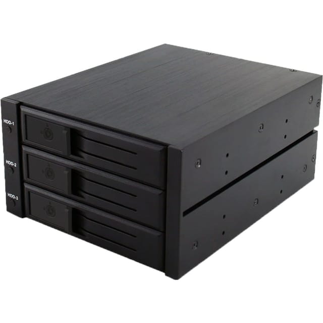 ICY IB-563SSK - Wechselrahmen 2x 5.25 für 3x 3.5 SAS/SATA