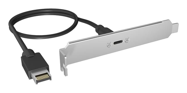 ICY IB-AC553 - Slotblech USB-C zu USB-E