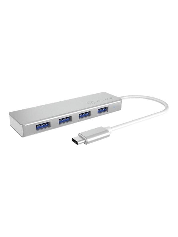 ICY IB-HUB1425-C - USB 3.0 4-Port Hub, Aluminium