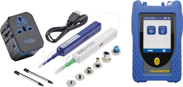 ID FIB PM - Kabeltester FiberMASTER, Pegelmesser, Multimode, Singlemode