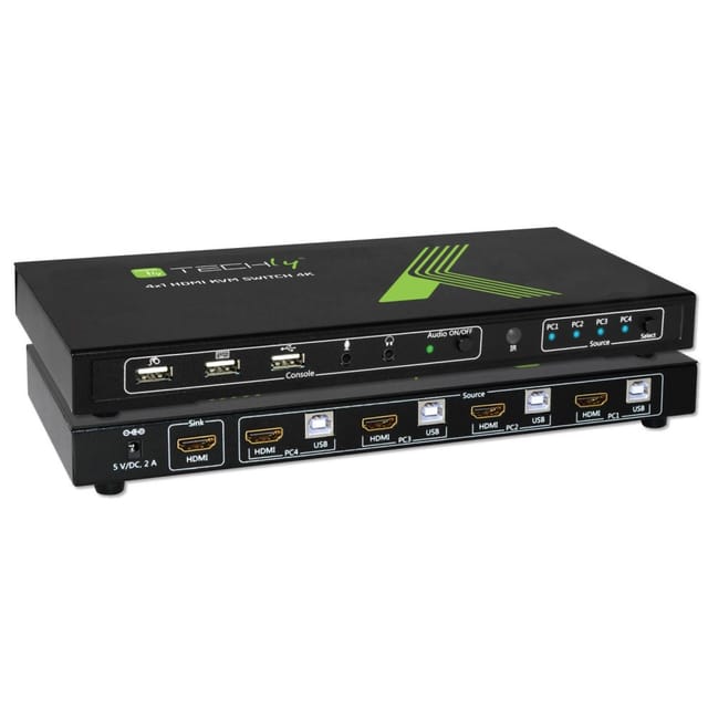 IDA-KVM-HDMI4U - KVM Switch, USB, HDMI, 4K, 4 Port