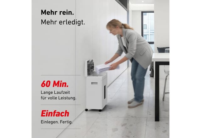 IDEAL 82929111 - Auto-Feed-Aktenvernichter, Partikelschnitt, 26l, P4