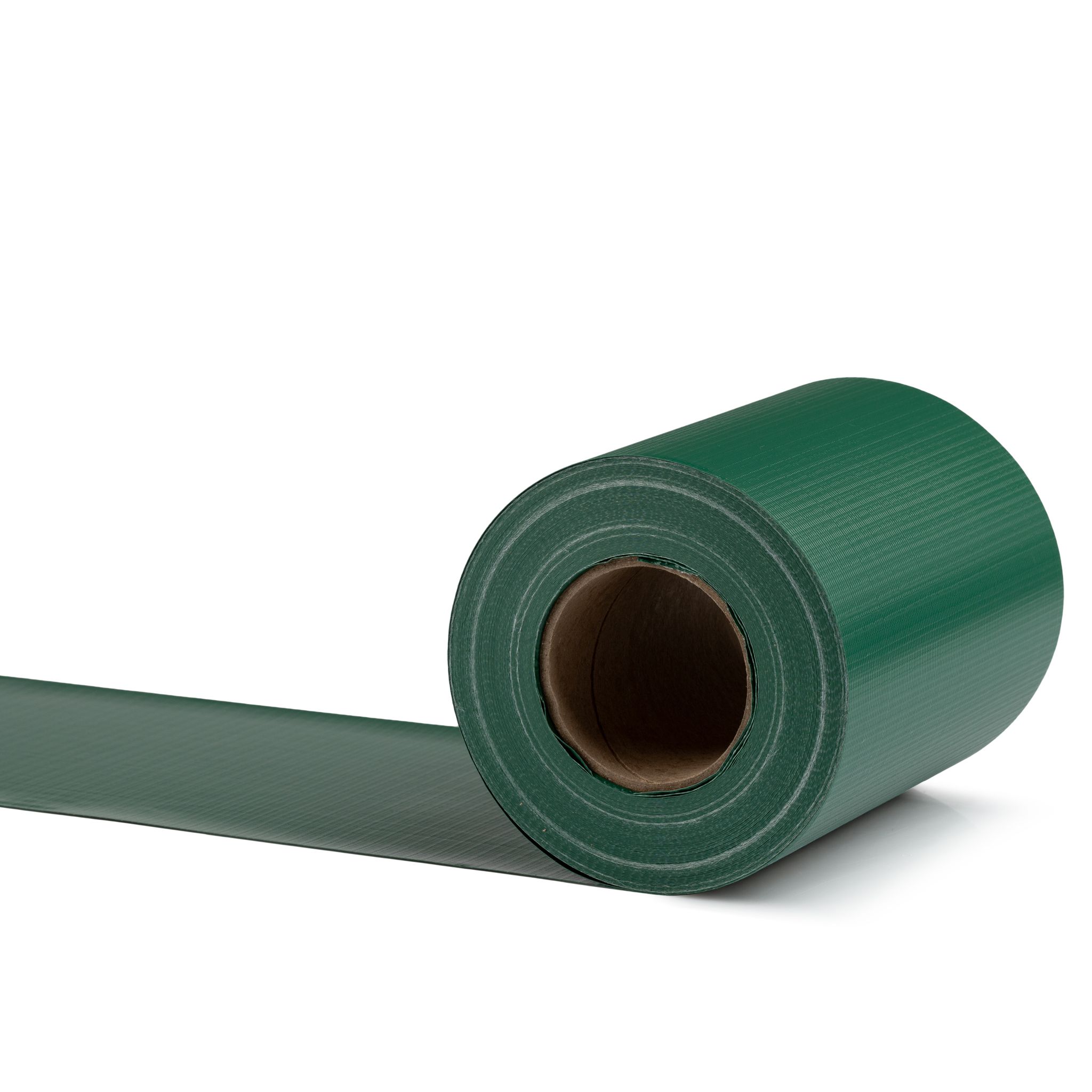 Electronicx Pvc Sichtschutzstreifen Sichtschutzrolle Moosgrün Ral 6005 Doppelstabmatten 35m X 19cm 450g/m² Inkl. 20 Befestigungsclips