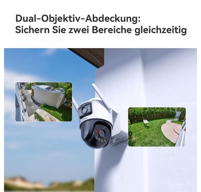 IMOU AOV DUALKIT - Überwachungskamera, IP, 4G/LTE WLAN, außen, inkl. Solarpanel