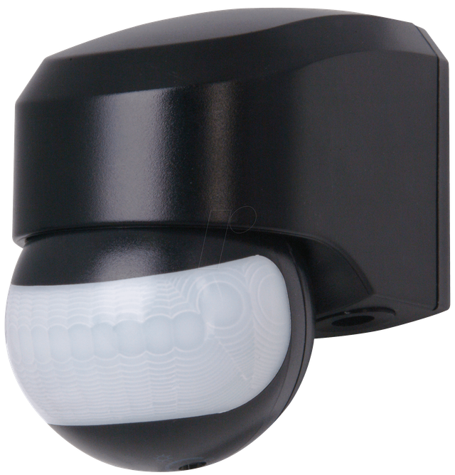 IR-BWM 180 SW - IR Bewegungsmelder 180°, IP44, schwarz