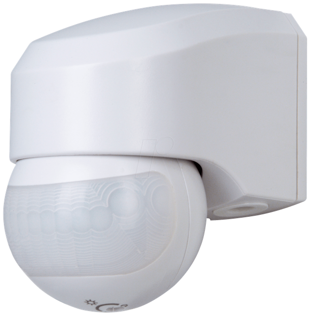 IR-BWM 180 WS - IR Bewegungsmelder 180°, IP44, weiß