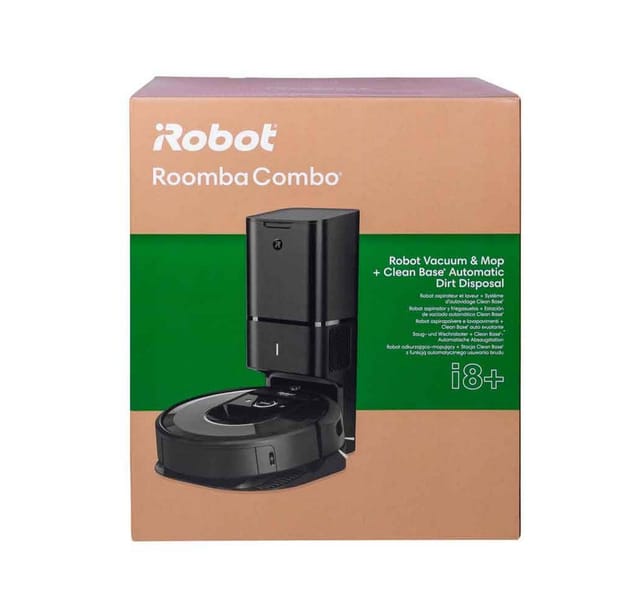 IROBOT COMBO I8+ - Saugroboter, Roomba Combo i8+, schwarz
