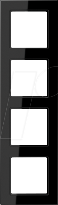 JG A5584 BF SW - Rahmen 4-fach, schwarz A 5584 BF