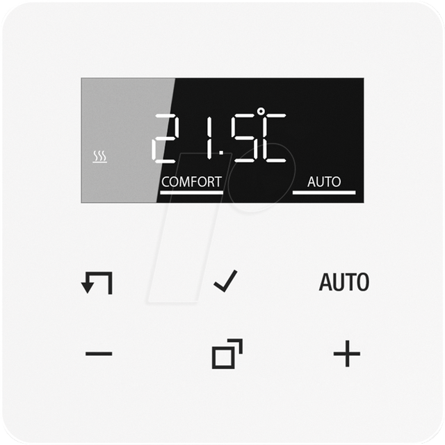 JG BTCD1791WW - Bluetooth Raumthermostat, alpinweiß