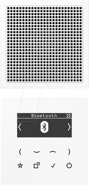 JG DAB LS1 BT - Smart Radio DAB+ Bluetooth, Set Mono, alpinweiß