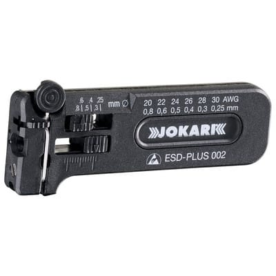 JOK 40 028 - Abisolierwerkzeug, ESD-Plus 002, 102 mm, 0,25-0,80 mm Ø