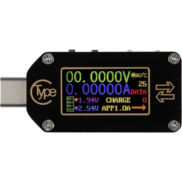 JOY-IT TC66C - USB-Messgerät TC66C, mit USB-C, LCD