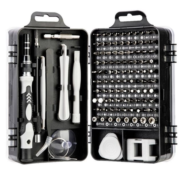 JOY-IT WE0001 - Toolbox, Werkzeugsatz, Schraubendrehersatz, 115-teilig