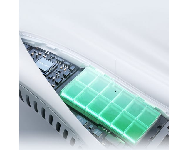 JSL FA14-GRAY - JISULIFE FA14 Tragbarer Hals-Ventilator Grau