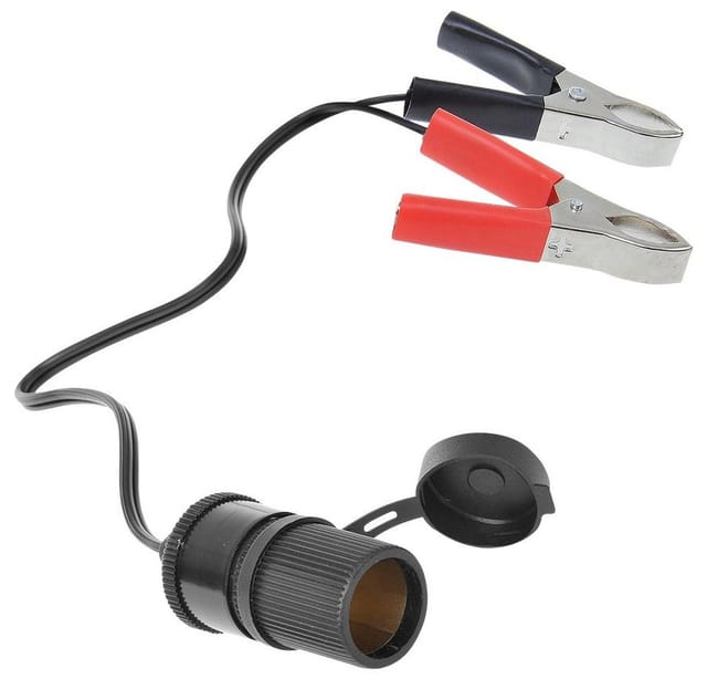 KFZ 019008 - KFZ - Universalstecker mit Batterieklemmen, 25cm