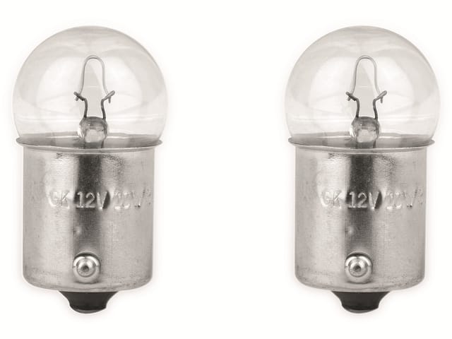 KFZ 13042 - KFZ-Lampe, R10W, BA15S, Standard, 2er-Pack