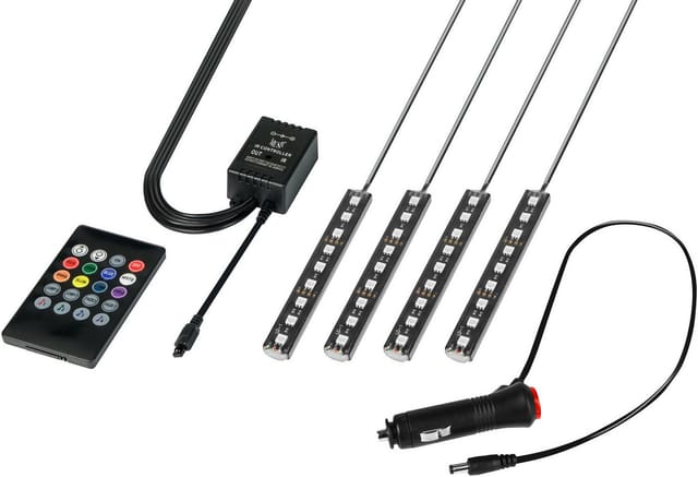 KFZ 13459 - KFZ - Innenraumbeleuchtung, LED, RGB, 12 V