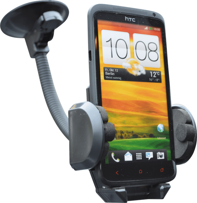 KFZ 37384 - KFZ - Smartphone-Halter mit Saugfuß, Schwanenhals