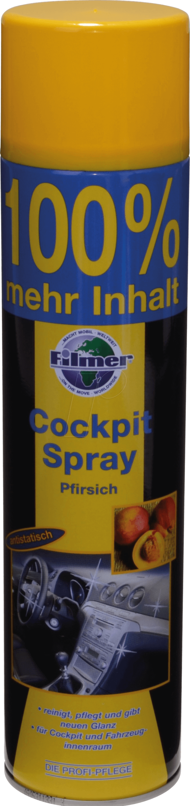 KFZ 60039 - KFZ - Cockpitspray Pfirsich, 600ml