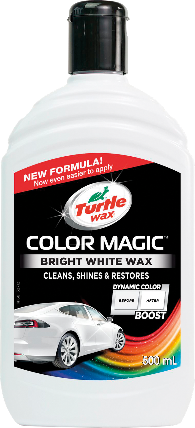 KFZ TURTLE 52712 - KFZ - Autowachs, Color Magic, weiß, 500 ml