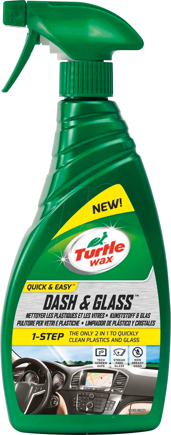 KFZ TURTLE 52860 - KFZ - Glas-/Kunststoffreiniger, Innen, 500 ml