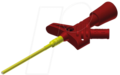 KLEPS 1600 RT - Sicherheits-Klemmprüfspitze, Greifzange, 2 mm, rot